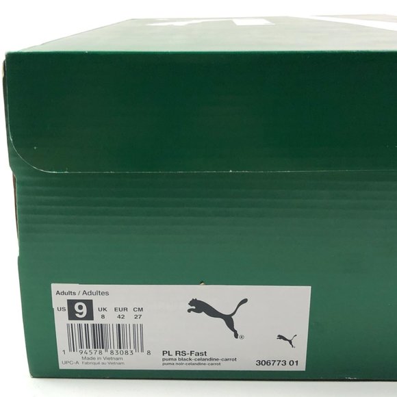 Puma PL RS-Fast Porsche Legacy 911 Shoes Sneakers Mens 8 Low Top Black 306773-01 - Picture 12 of 14